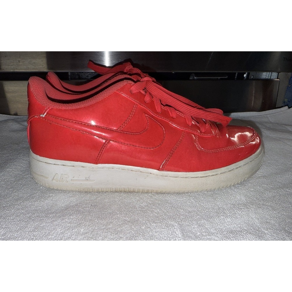 Nike Air Force 1 Ultraviolet Siren Red Sneakers Youth Size 7Y